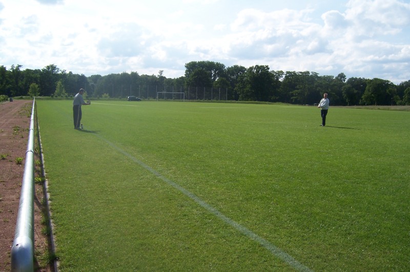 Markierung neues Spielfeld 2009